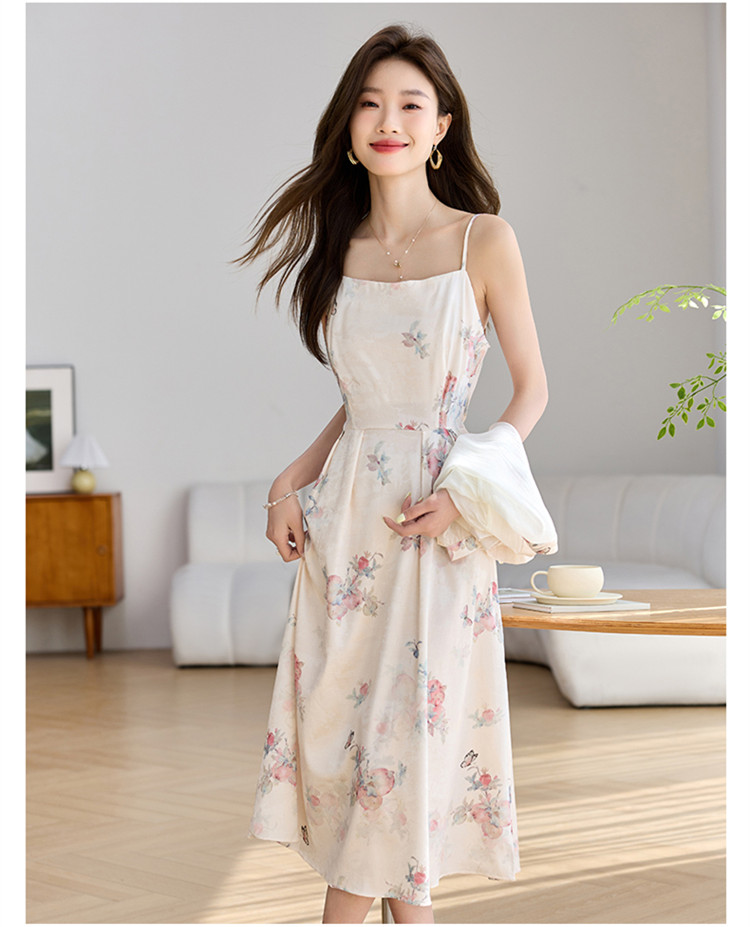 Chinese style women's short sleeved shawl two-piece dress 2024 new summer
