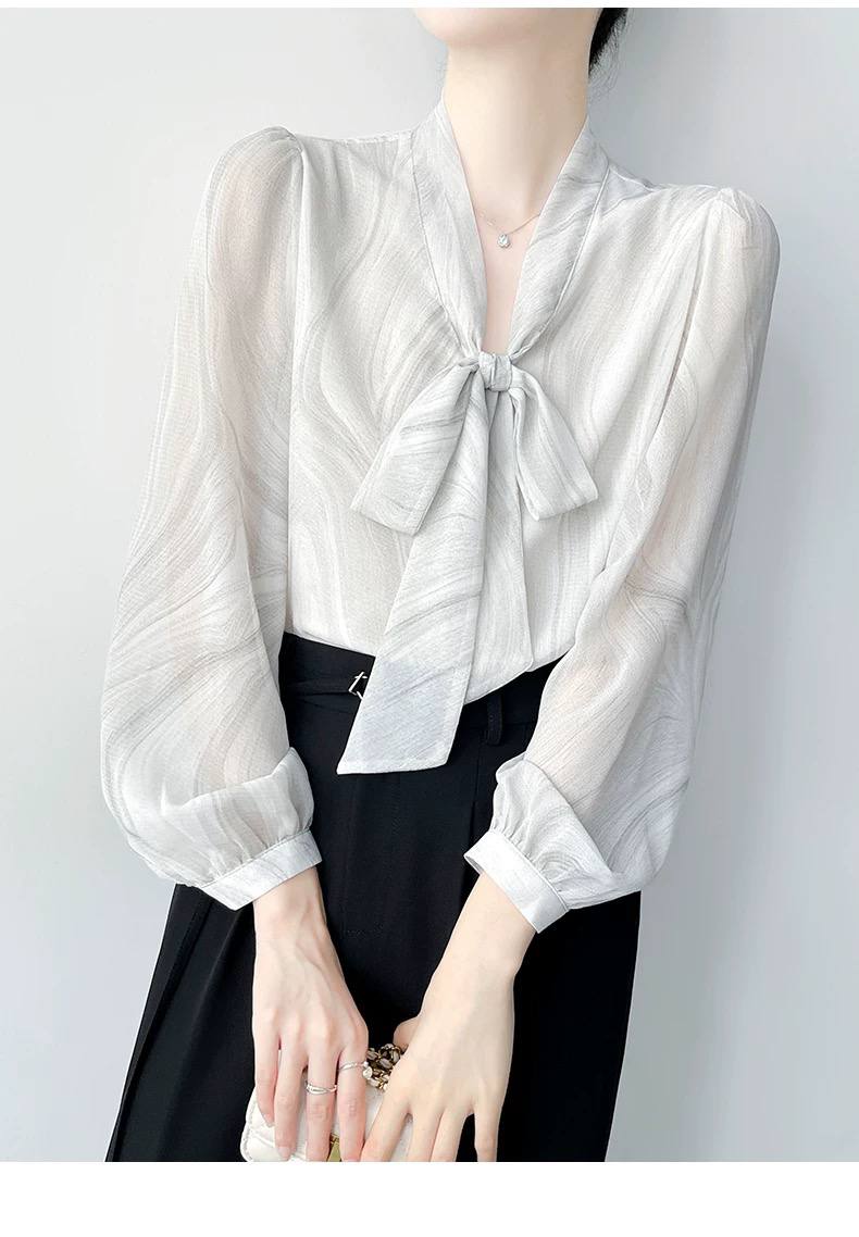 Chiffon women's short-sleeved summer casual T-shirt new style