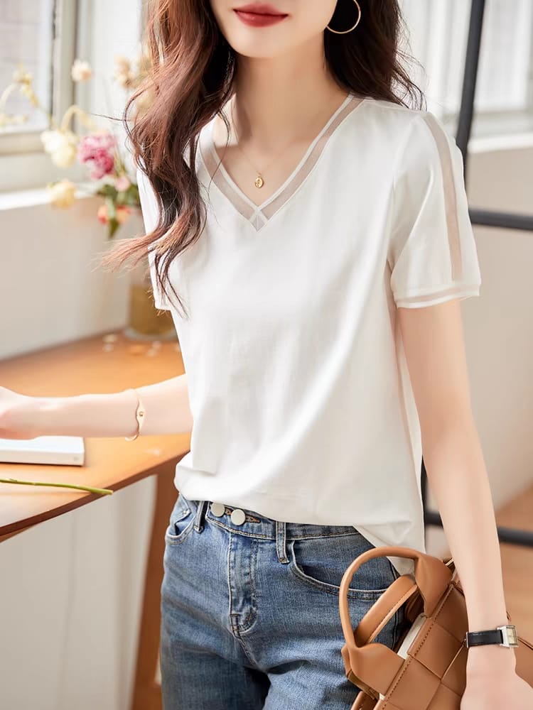 New style women's short-sleeved summer casual t-shirt